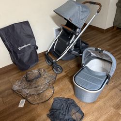 Uppababy Cruz V2 Stroller and Bassinet 