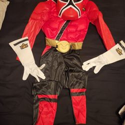Red Power Ranger Halloween Costume