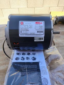 Brand New Cooler Motor 3/4hp 110V. 2speed 