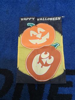 Happy Halloween banner 17" x 12"