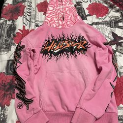 Hellstar Hoodie Pink Brain 