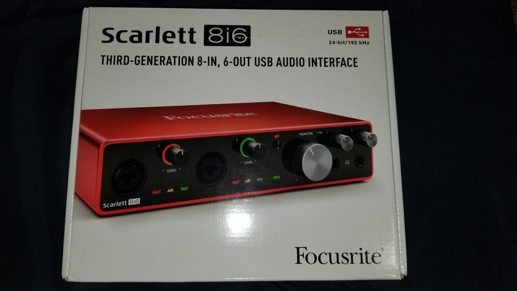 Focusrite Scarlett 8i6 3rd Gen