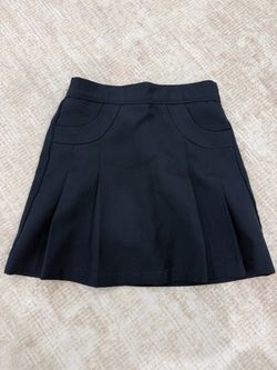 Girls school uniform navy skirt skort 10