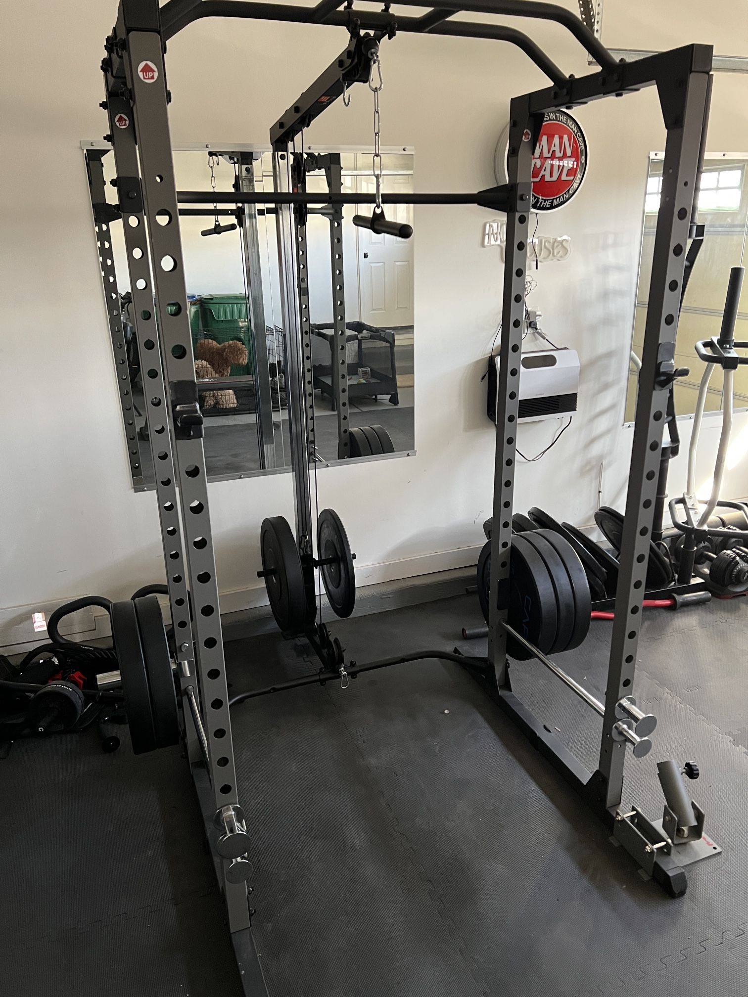 Squat Cage with Cables
