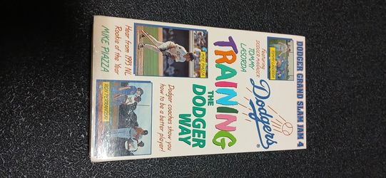 Los Angeles Dodgers Baseball Training Video Hitting Catching Mike Piazza Tommy Lasorda L.A. Dodgers Los Angeles