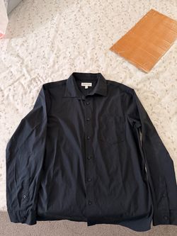Nordstrom Men's Black Button-Down Shirt