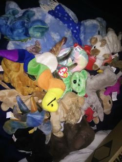 Lot of TY Beanie Babies