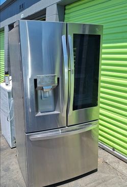 Lg frencgdoor instaview refrigerator perfect working condition