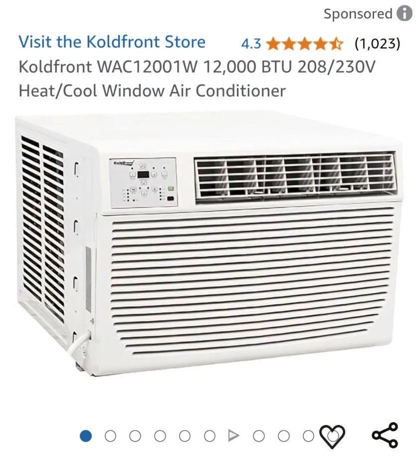 Window Ac. Heat And Cool Air.