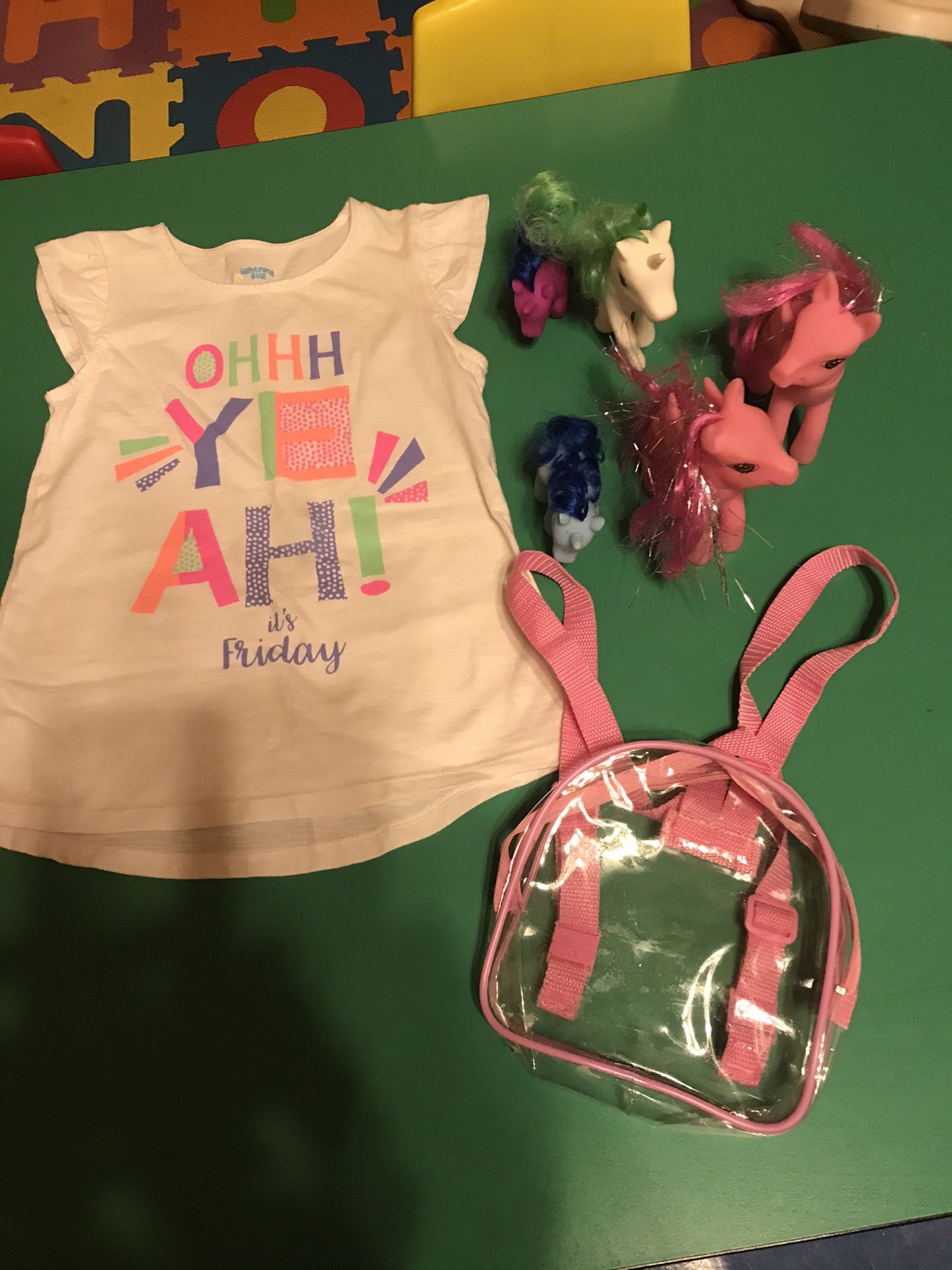 Girl T-Shirt With Toys! Size 5/6!