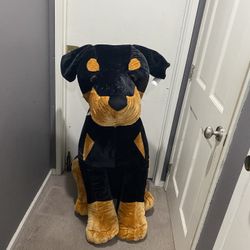 Rottweiler Stuffed Animal - Jumbo Size
