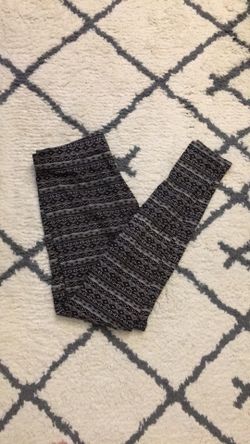 Garage grey tribal prints leggings XS