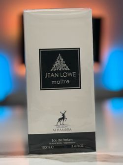 Maison Alhambra Jean Lowe Maître Eau de Parfum 100 mL / 3.4 oz – New Sealed