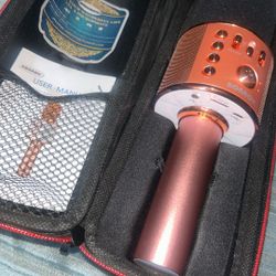 BONAOK Wireless Bluetooth Karaoke Microphone – Portable Party Mic – $20 