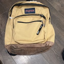 Tan Jansport Backpack 