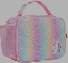 Bagseri Lunch Bag Glitter Pink Unicorn