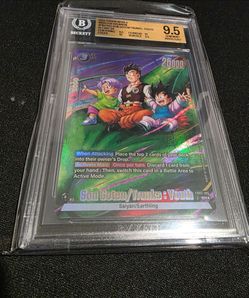 Son Goten/Trunks Youth Alternate Art Wish for Shenron FB07-105 BGS 9.5