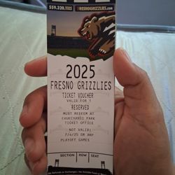 Fresnp Grizzly Tickets 