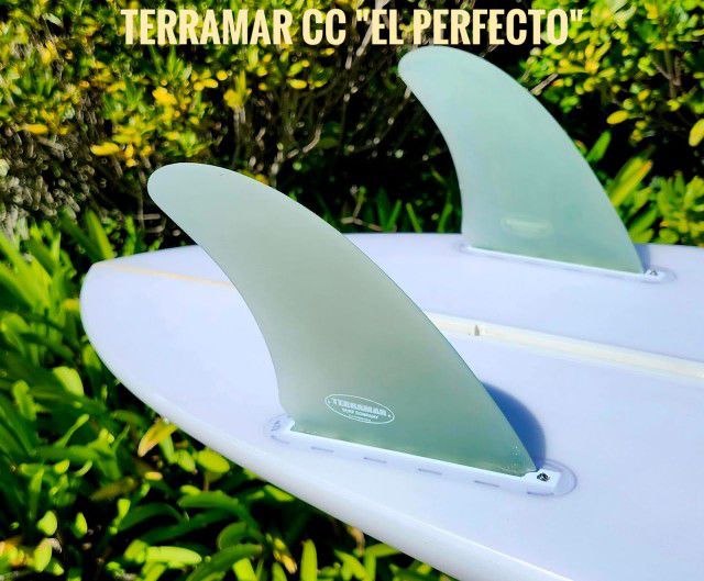 TERRAMAR SURFCO MR "BELLS BEACH" TWIN W/TRAILER SURFBOARD FINS