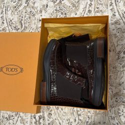 Croc Effect, Ankle Boots Women’s Size 38