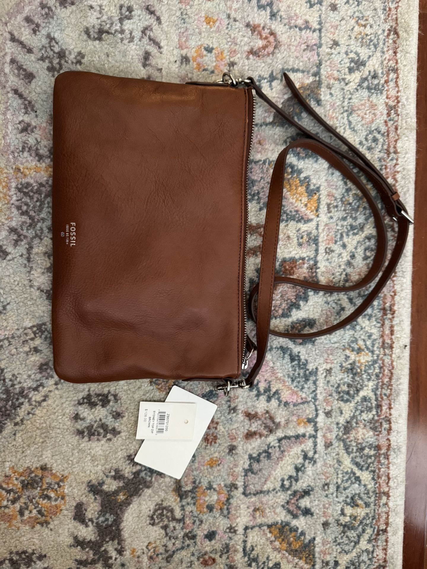 Fossil Sydney Top Zip Crossbody Purse