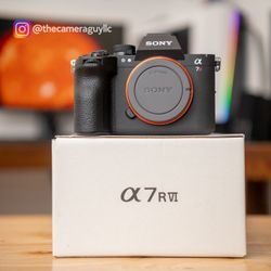 Sony A7R VI Camera (like new)