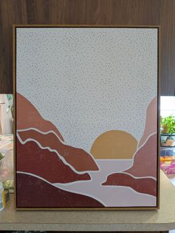 Sunset Canvas Wall Art