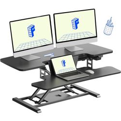 Brand New Standing Desk Converter – Electric Lift, 40” FlexiSpot