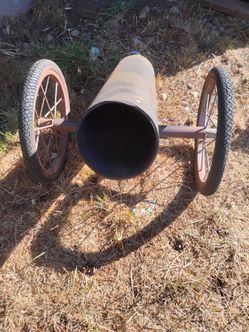 Fire pit propane cannon