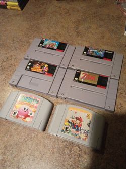 Nintendo games $40 each pick up in Glendale clean and tested authentic games