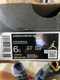 Kids Retro 3 Jordan’s #6C