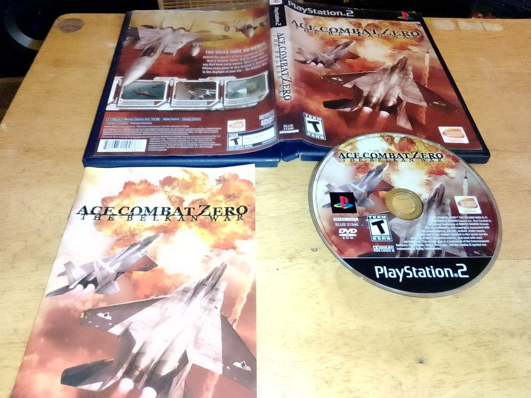 PS2 Game Ace combat Zero The Belkan War