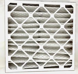 Pleated Panel Filter 20 x 20 x 4 in, MERV: 8 Synthetic Material Pack of 5