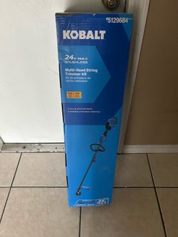 Kobalt electric trimmer. New in box