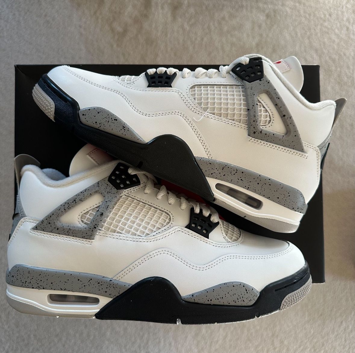 Jordan 4 Retro White Cement