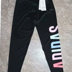 Adidas girls youth tights new