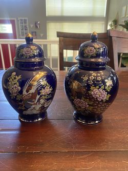 Oriental Vase Pair #1
