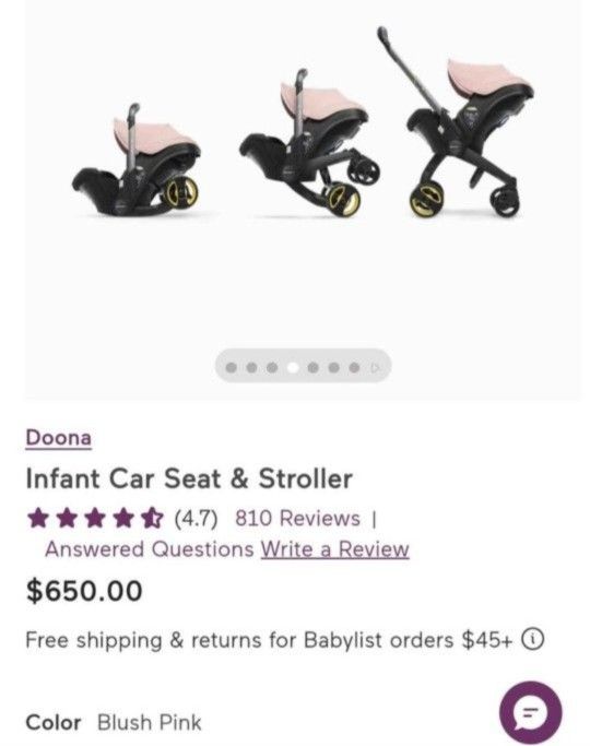 Original Pink doona no base $200 Clean.