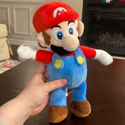 12 Inch Super Mario Plush Toy Doll 2016 Nintendo Authentic Video Character