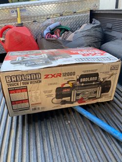 Badlands 12,000 pound winch