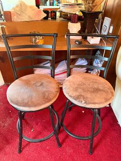 BAR STOOLS 23 1/2" to seat; cross streets are Arapaho & Waterview
