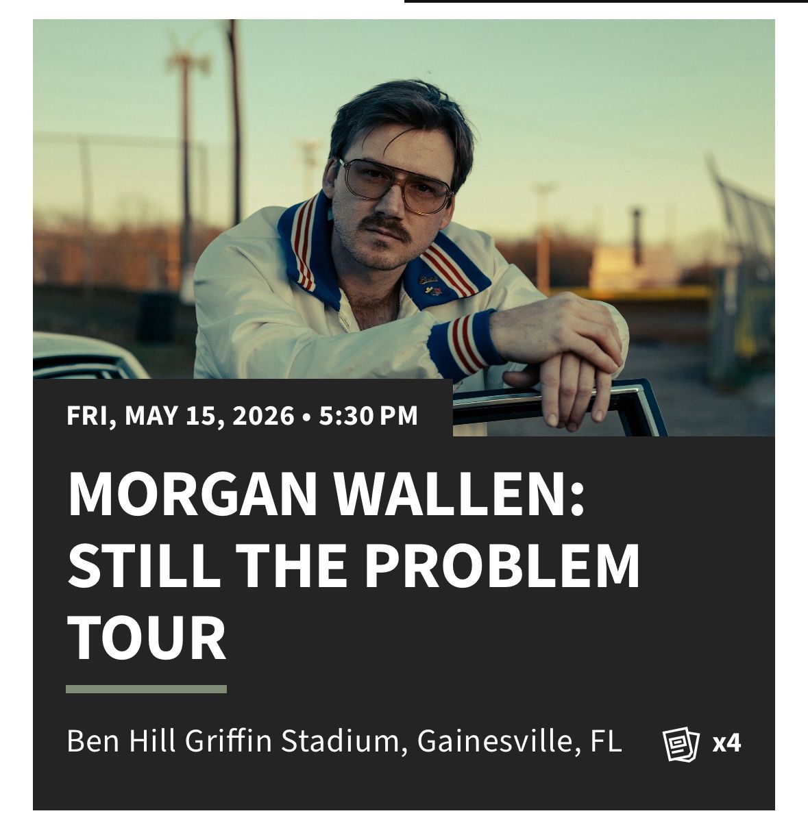 Morgan Wallen Tickets May 15th, 2026