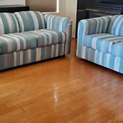 Klaussner Sofa Sleeper and Loveseat