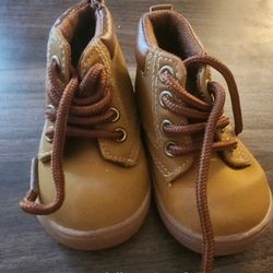 Baby Construction Boots Size 3.5
