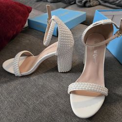 Brand New Pearl Heels