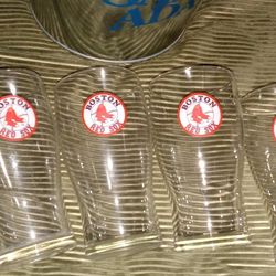 4 Piece Old School Original Boston Redsox 4 PC Beer Mug Deal