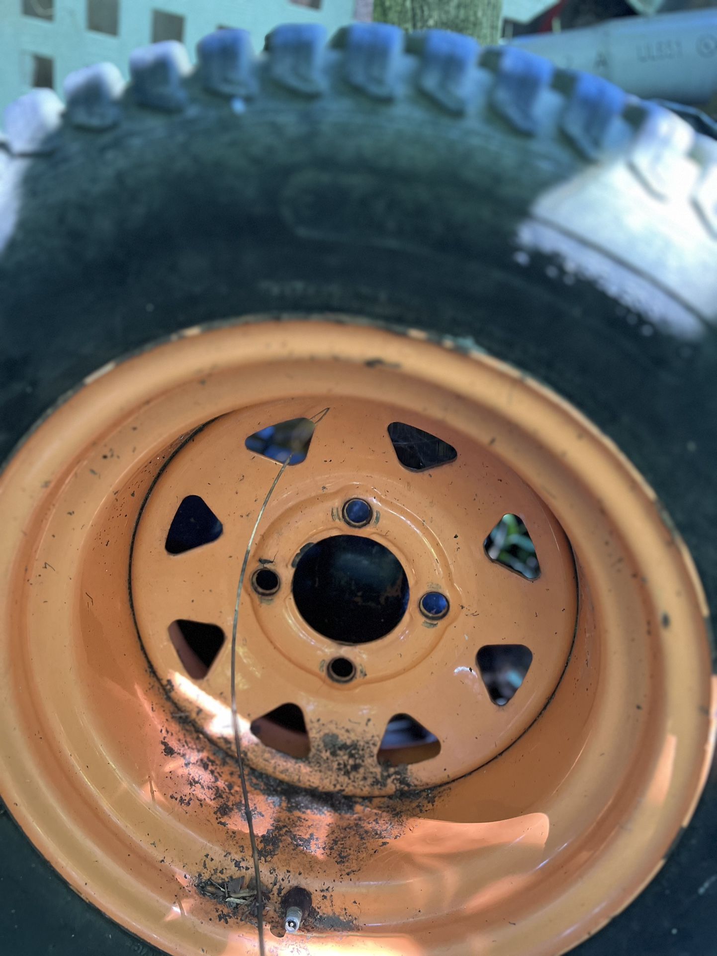 Lawn Mower Tires With Rim And Also With Tires