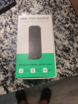 Blink video doorbell