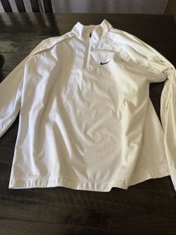 Mens Nike White Pullover