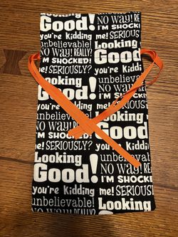 Fabric Wine Bottle Gift Bag